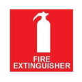 Fire Extinguisher Vehicle Label