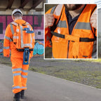 Radiodetection RX Locator Backpack & TX Transmitter Bag Orange