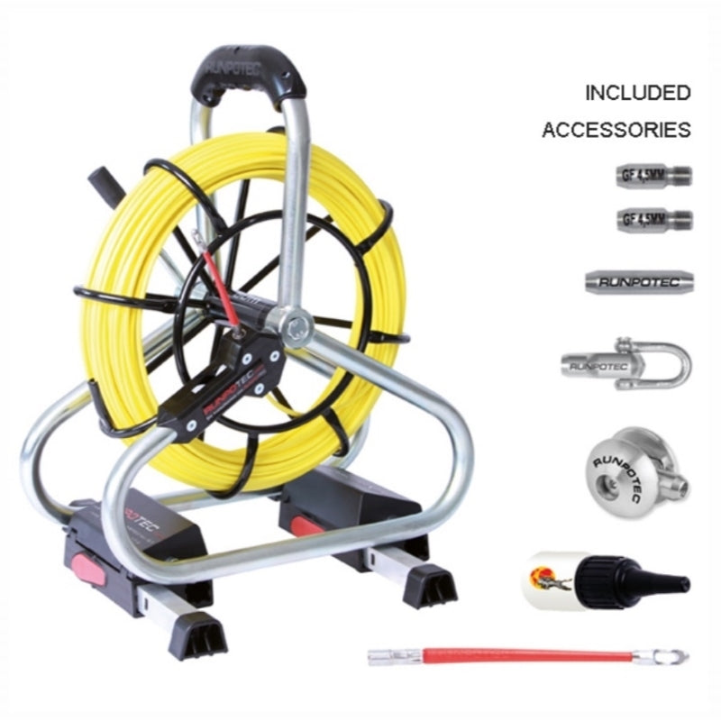 Runpotec Fibreglass Rodder with Pro-Cage 4.5mm x 80m