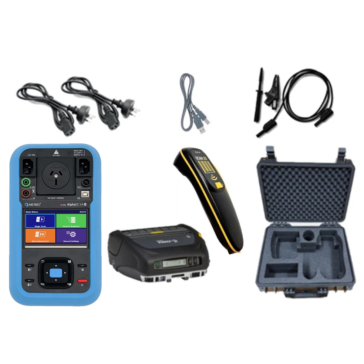 Metrel MI-3340 Alpha Pro Print Pack PAT tester