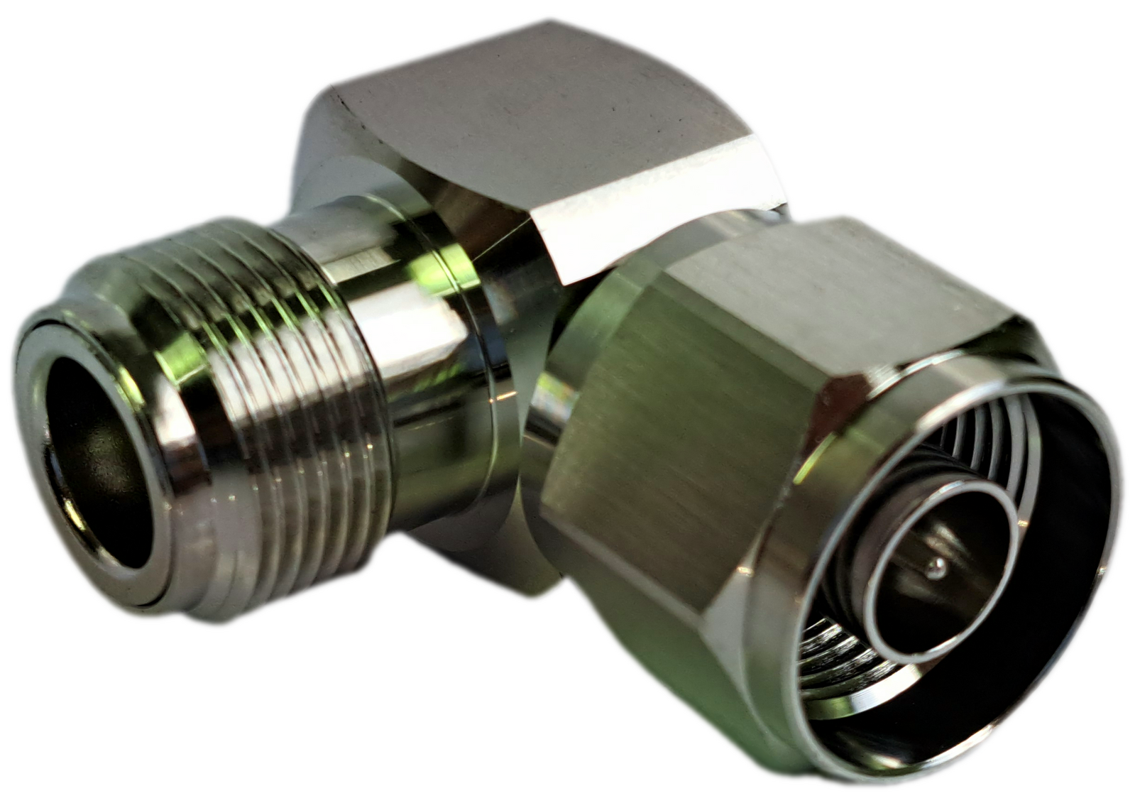 CommScope Low PIM Adaptor N (M) To N (F) Right Angle