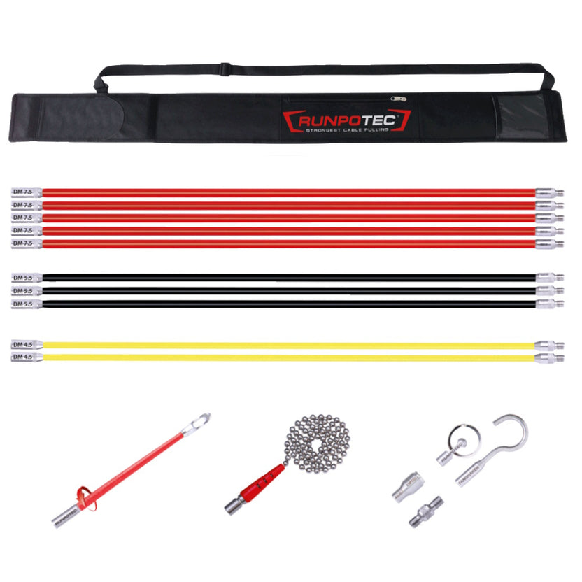 Runpotec Push/Pull Rods 17 Pc | Contractor Essentials