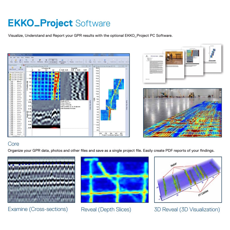Sensors & Software Conquest 100 Concrete Scanning GPR