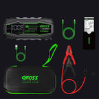 CAROSS T18Max 12V 2000A Compact Smart Lithium Jump Starter With Built-in 3 Mode Light