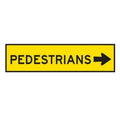 Pedestrian Right Sign 1200x300