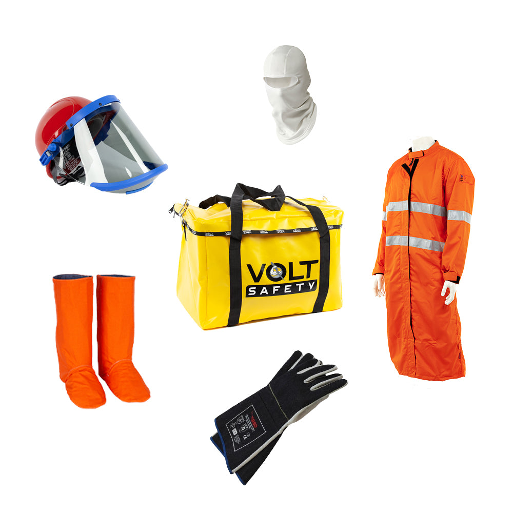Volt Safety Arc flash Switching Coat Kit HRC2 12cal/cm2 Size XL