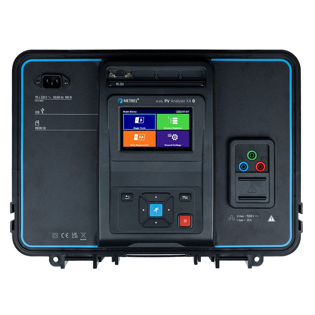 Metrel MI-3116 Photovoltaic (PV) Safety Tester – 40A