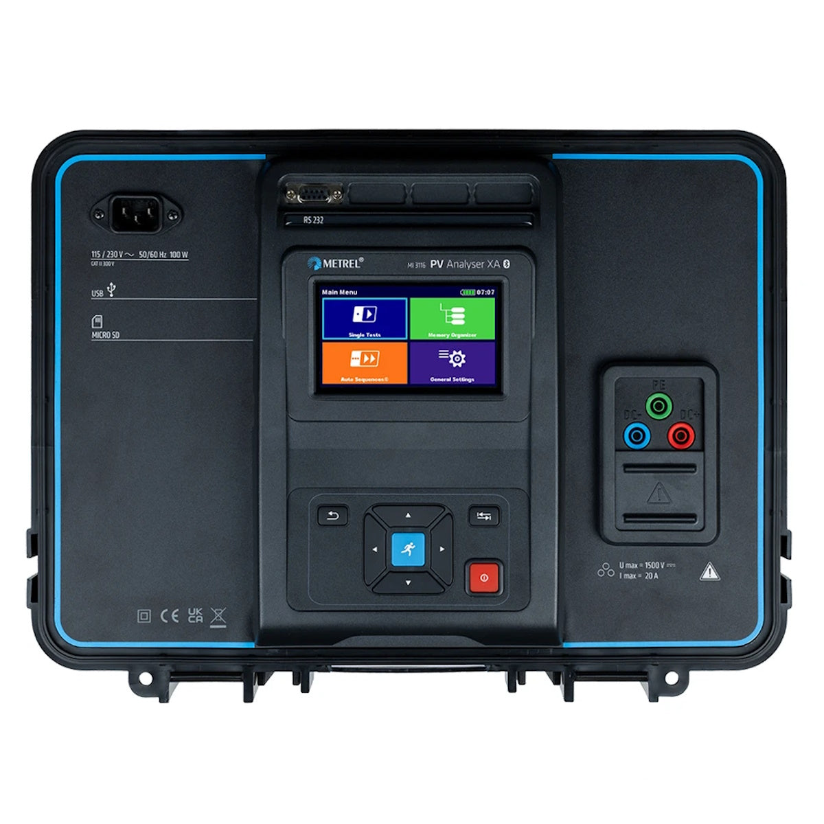 Metrel MI-3116 Photovoltaic (PV) Safety Tester – 40A