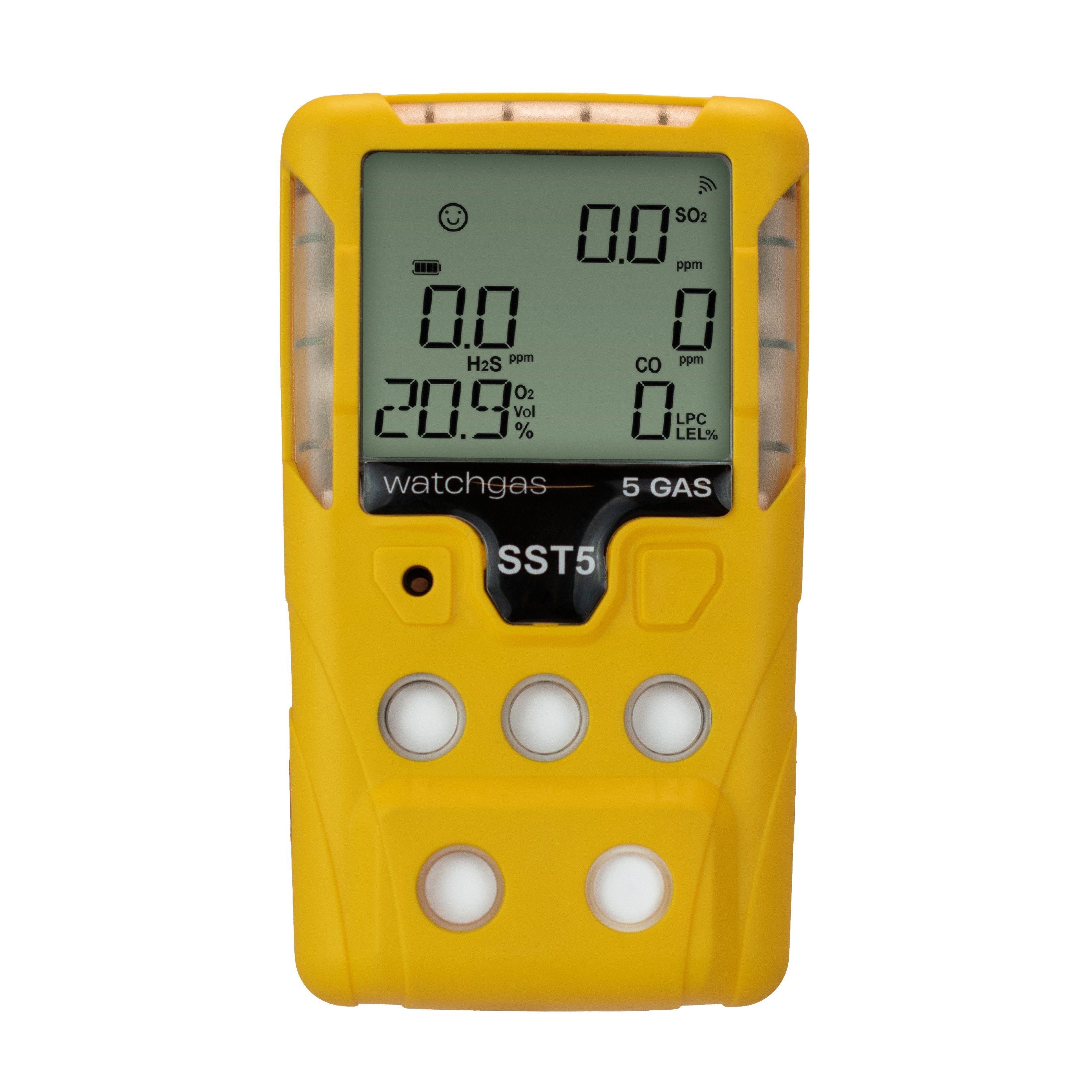 WatchGas SST5 5-Gas Detector with Sulfur Dioxide SO₂