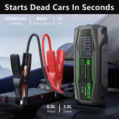 CAROSS T18 12V 800A Compact Smart Lithium Jump Starter With Built-in 3 Mode Light