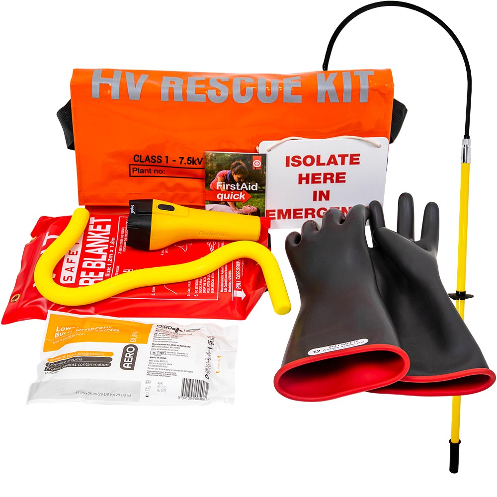Volt Safety High Voltage Rescue Kit Class 1 7.5kV