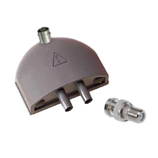 Lexxi T1660 BNC-F 75 Ohm adapter With RG-6 Coaxial Connector