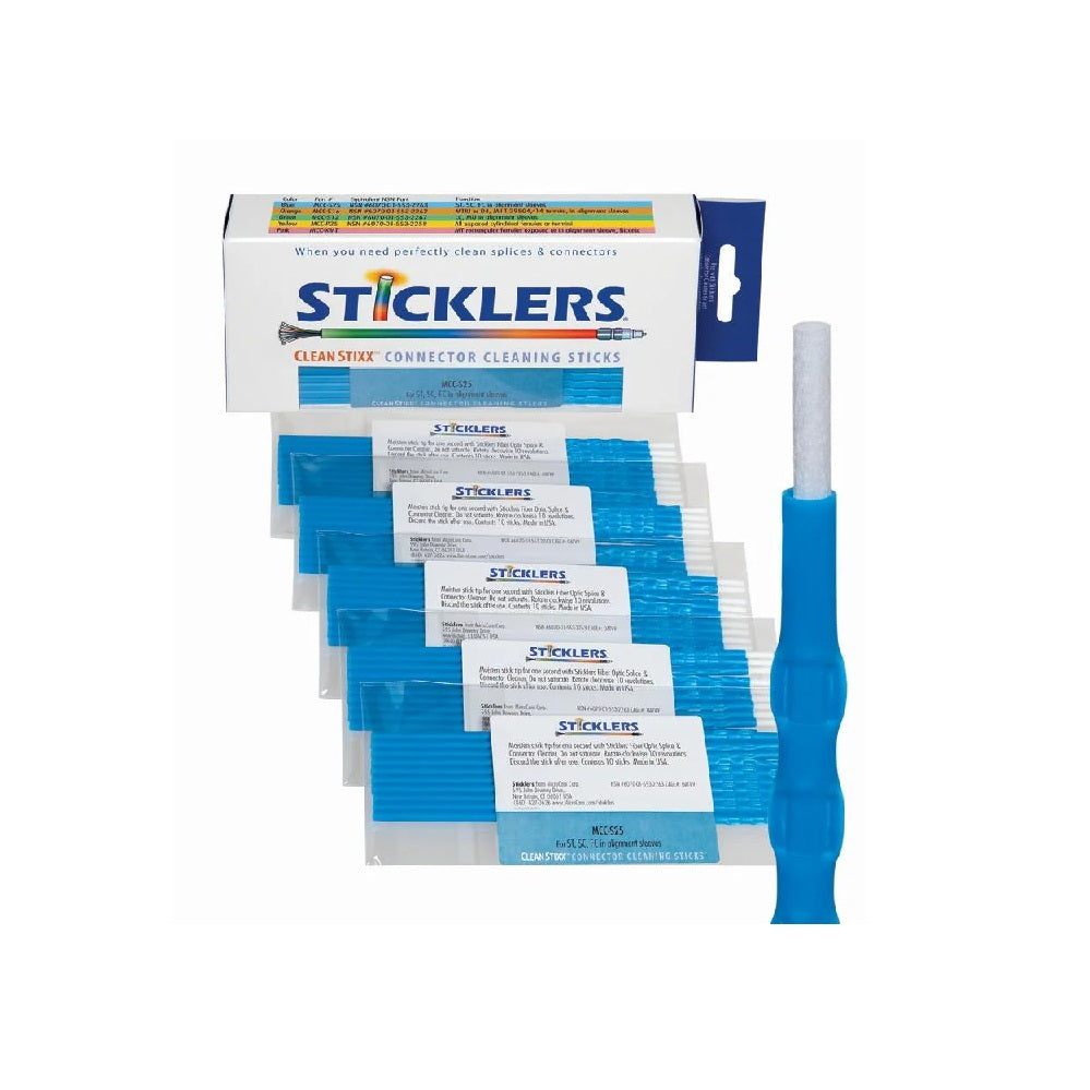 Sticklers™ CleanStixx™ 2.5mm Fiber Optic Cleaning Sticks