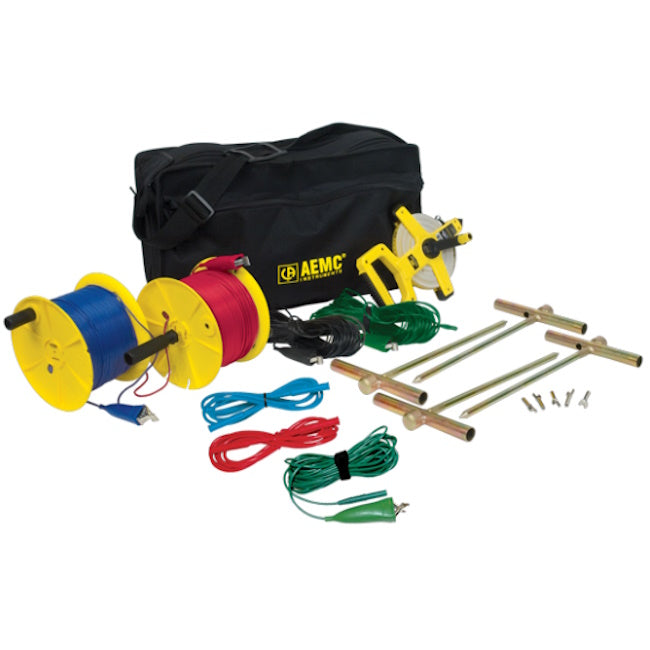 AEMC 4-Point Ground Test Kit – 500 ft Earth/Ground Test Kit