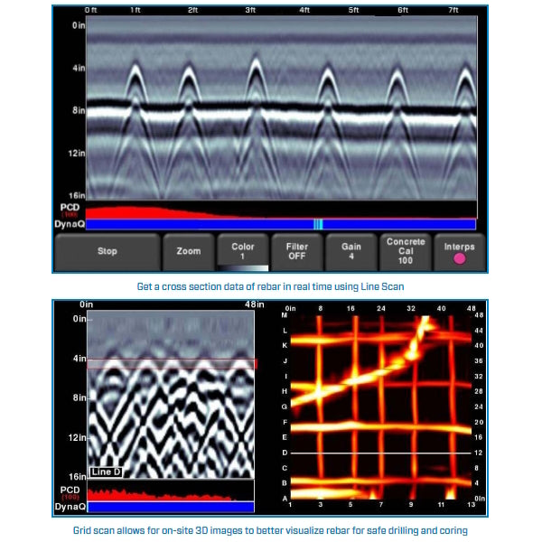 Sensors & Software Conquest 100 Concrete Scanning GPR
