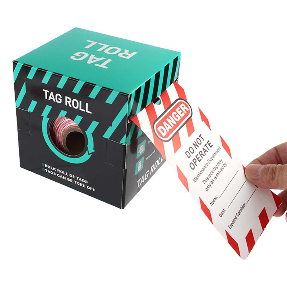 Volt Safety Danger Do Not Operate Lockout Tag Roll – Contractor Essentials