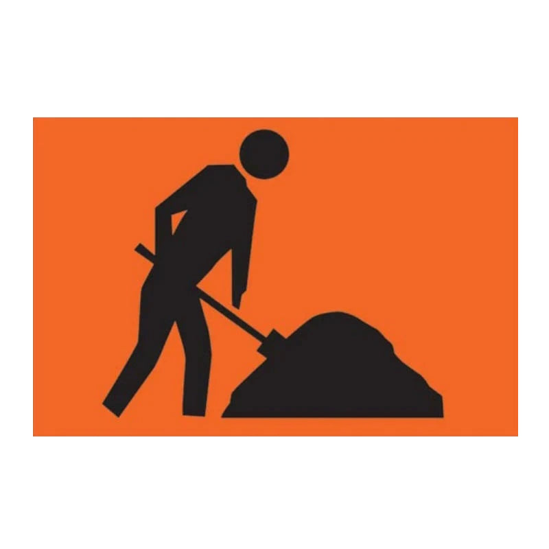 Workmen Ahead Sign - product view 2