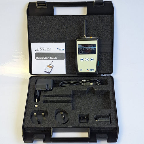 ETM NB/M1/2G/3G/4G GNSS Signal Analyser Tool