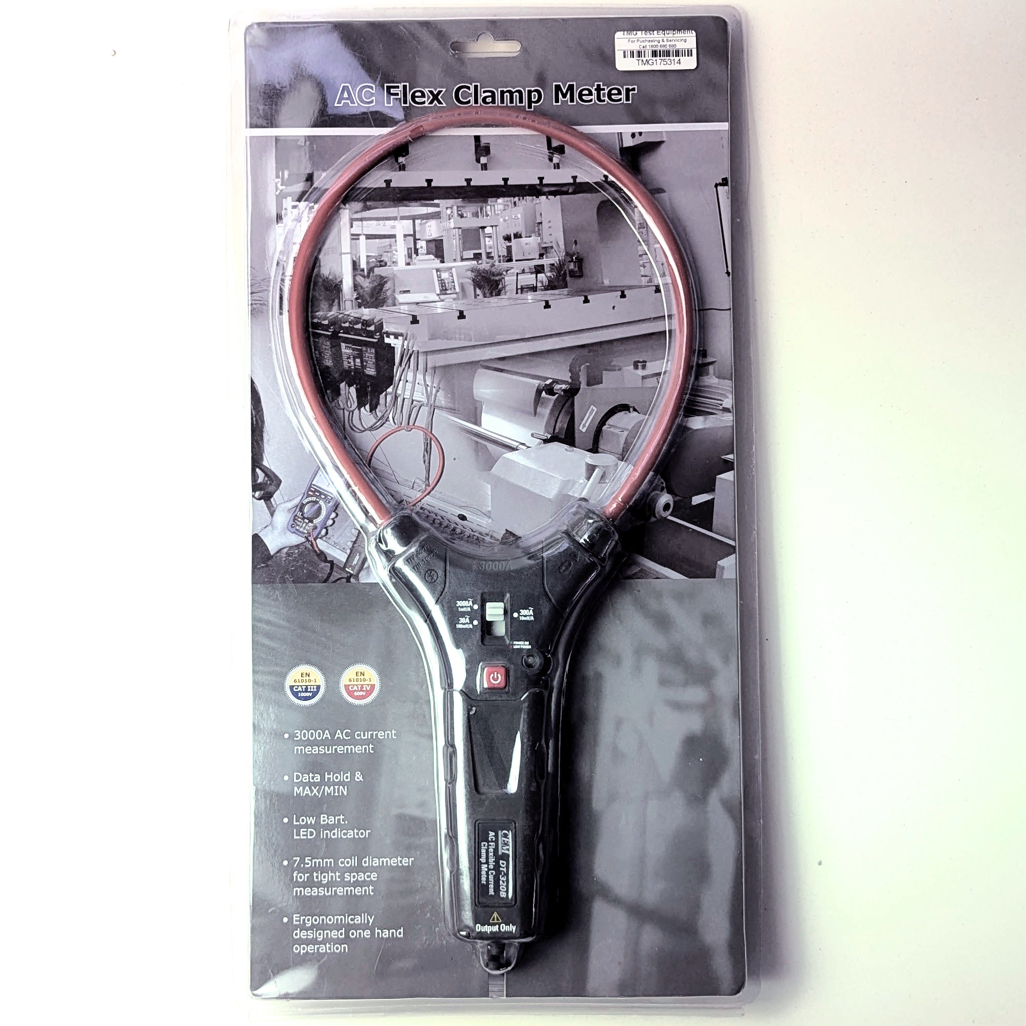 CEM DT-320B AC Flex Clamp Meter