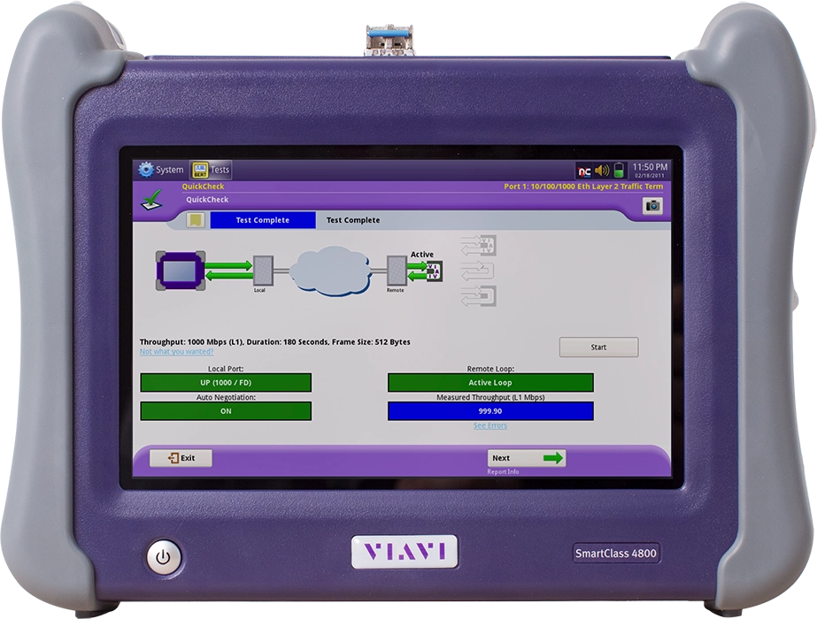 Viavi  SmartClass SC4800 All Ethernet
