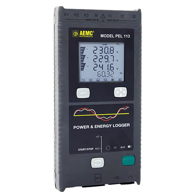AMEC PEL 113 w/3 MA193-10-BK Power & Energy Logger