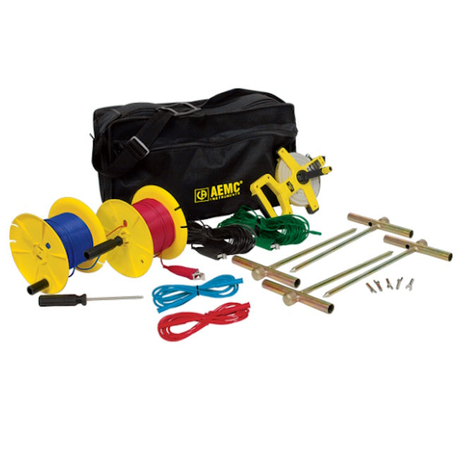 AEMC 4-Point Ground Test Kit – 300 ft Earth/Ground Test Kit