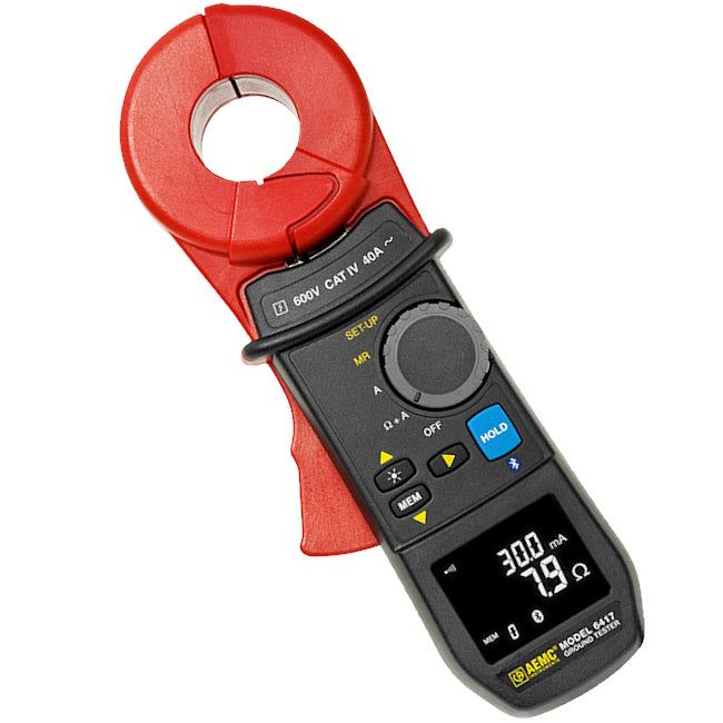 AEMC 6417 Clamp-On Earth/Ground Resistance Tester