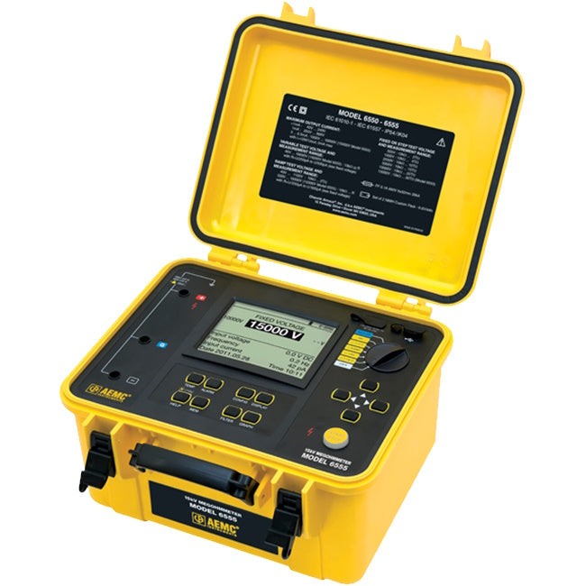 AEMC 6555 15 kV Graphical Insulation Tester