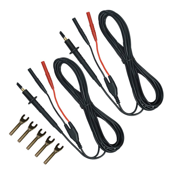 AEMC Kelvin Probes, 10 ft, 1 A, Spring-Loaded (Set of 2)