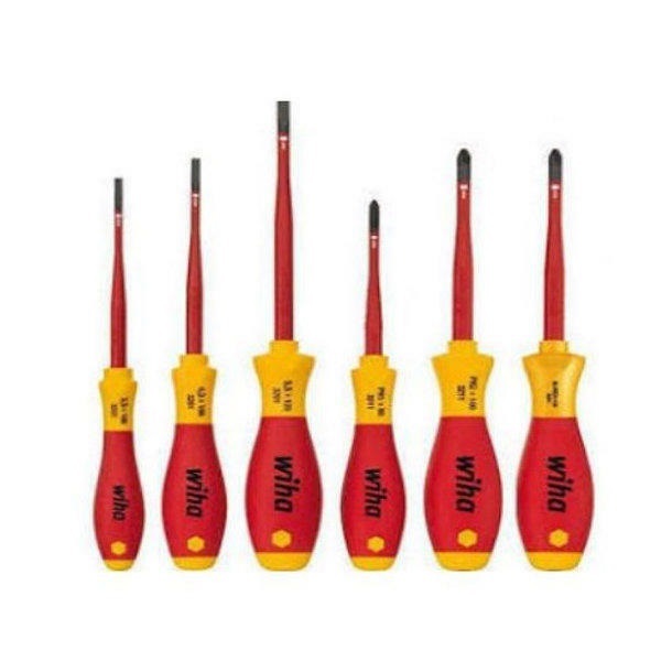 Wiha Insulated 1000V 6 Piece Screwdriver Set
