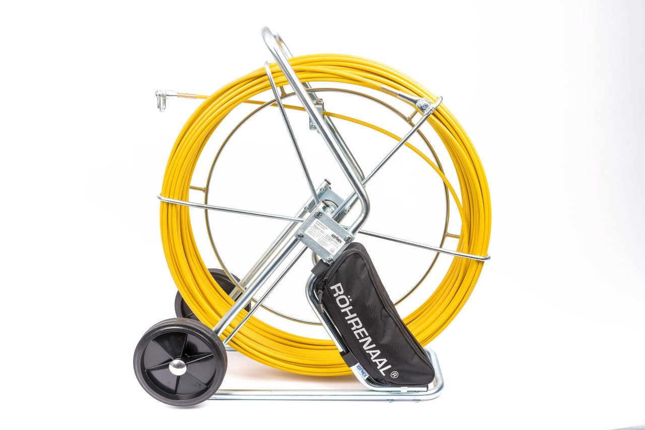 Katimex 9.0mm x 120m Rodder with Trace (6 copper wires) "With Wheel Frame"