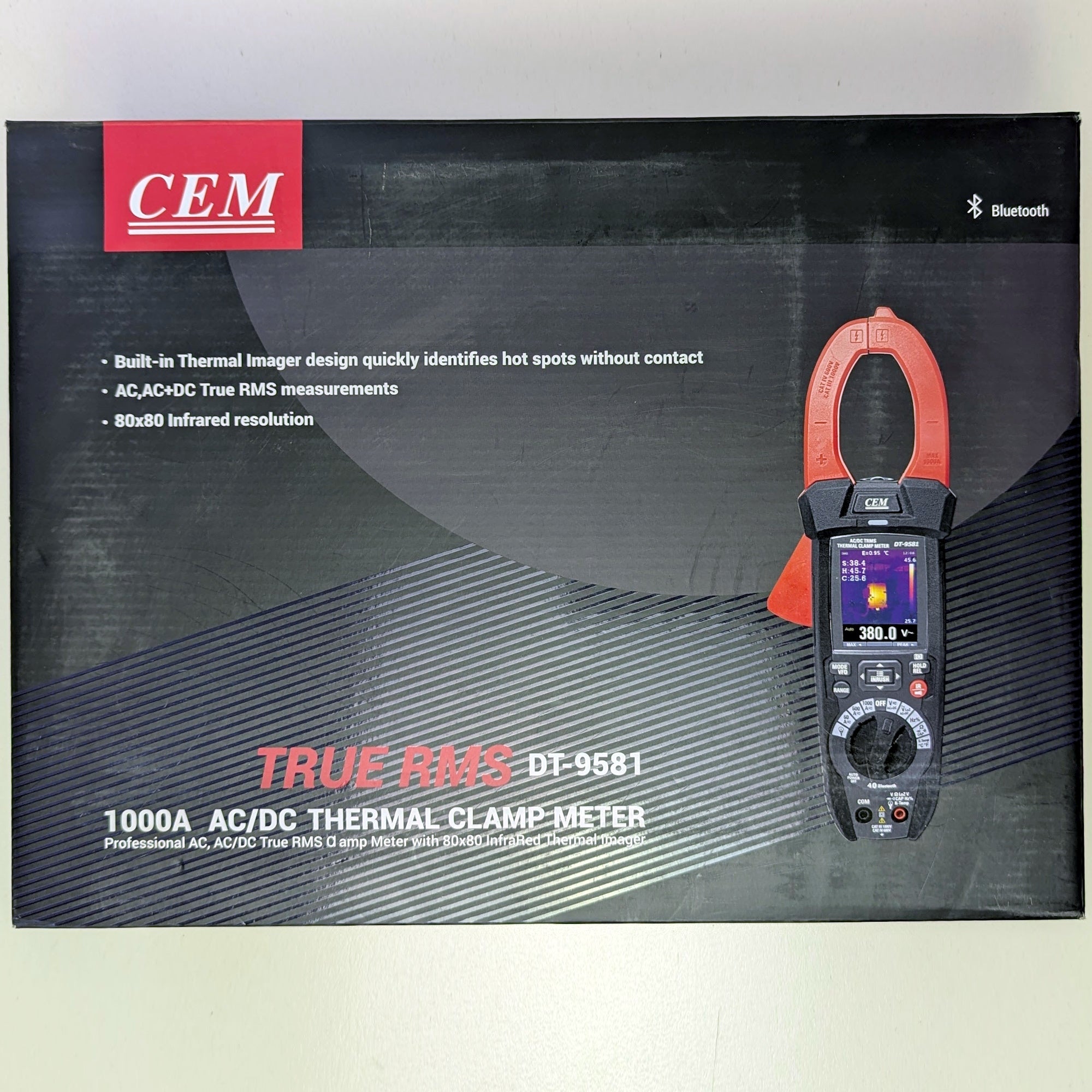 CEM DT-9581 True RMS 1000A AC/DC Thermal Clamp Meter - main product image