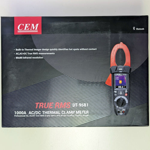 CEM DT-9581 True RMS 1000A AC/DC Thermal Clamp Meter - main product image