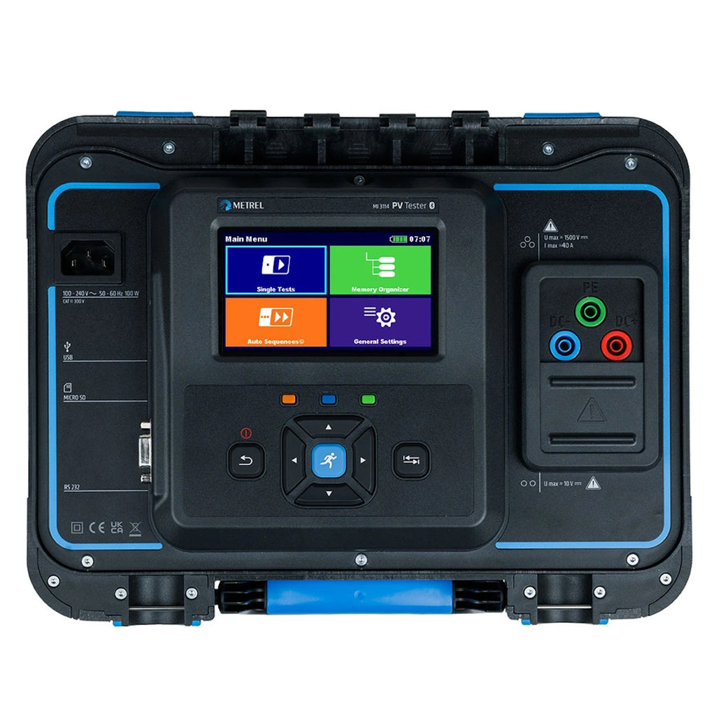 Metrel MI-3114 Photovoltaic (PV) Safety Tester – 40A Pro Set