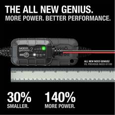 NOCO Genius 2 Battery Charger 6V/12V 2 Amp