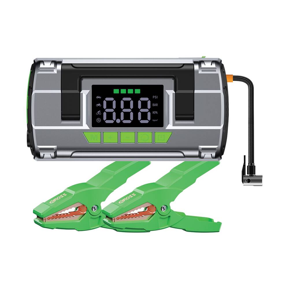 CAROSS T14 12V 2000A Smart Lithium Jump Starter With Built-in Air Compressor & 3 Mode LED Worklight