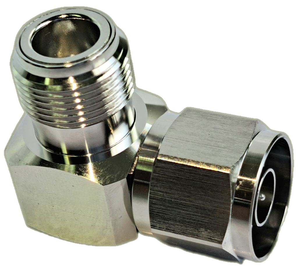 CommScope Low PIM Adaptor N (M) To N (F) Right Angle